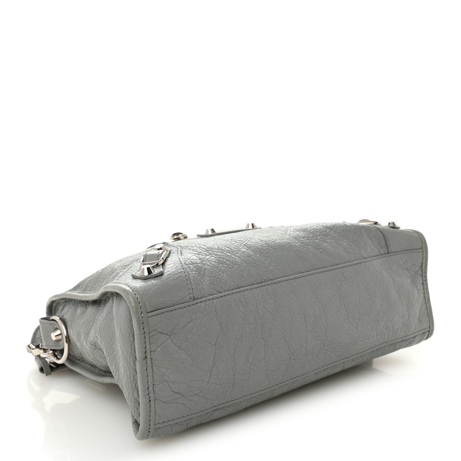 Balenciaga Agneau Classic Silver Hardware S City Gris Haussmannien