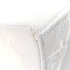 Balenciaga Denim Patchwork Small Hourglass Top Handle Bag White