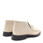 Gucci Suede Mens Horsebit Ankle Boots 8.5 Beige