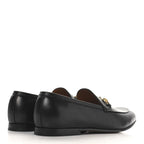 Gucci Calfskin Horsebit Mens Jordaan Loafers 7 Black