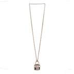 Chanel Pearl Resin Crystal CC No 5 Eyeshadow Pendant Necklace Multicolor