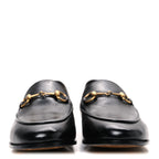 Gucci Calfskin Womens Jordaan Loafers 35.5 Black
