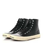 Balenciaga Agneau Arena Womens Paris High Top Sneakers 39 Black