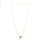 Christian Dior 18K Yellow Gold Diamond Black Onyx Mother of Pearl Rose Celeste Pendant Necklace