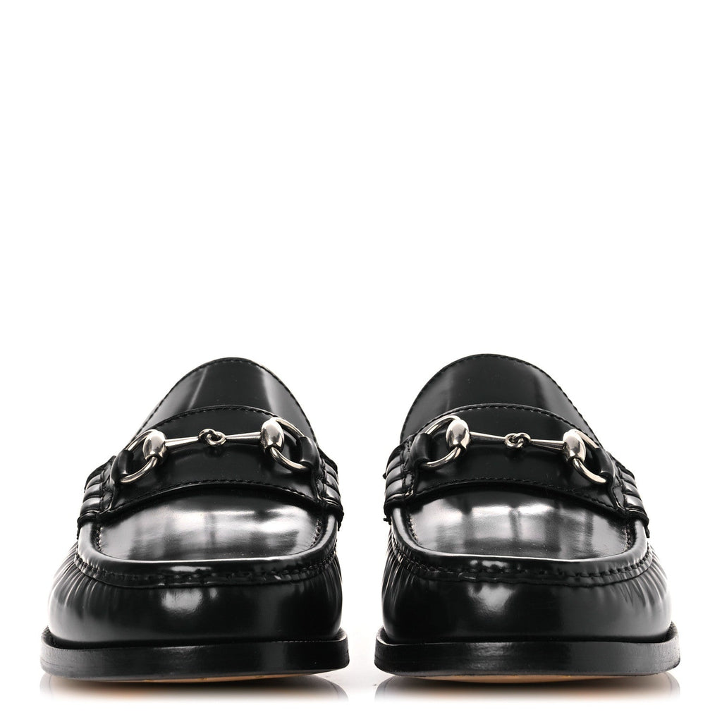 Gucci Millennial Ribot Mens Horsebit Loafers 9.5 Black