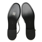 Chanel Calfskin Crystal Slingback Loafers 39 Black