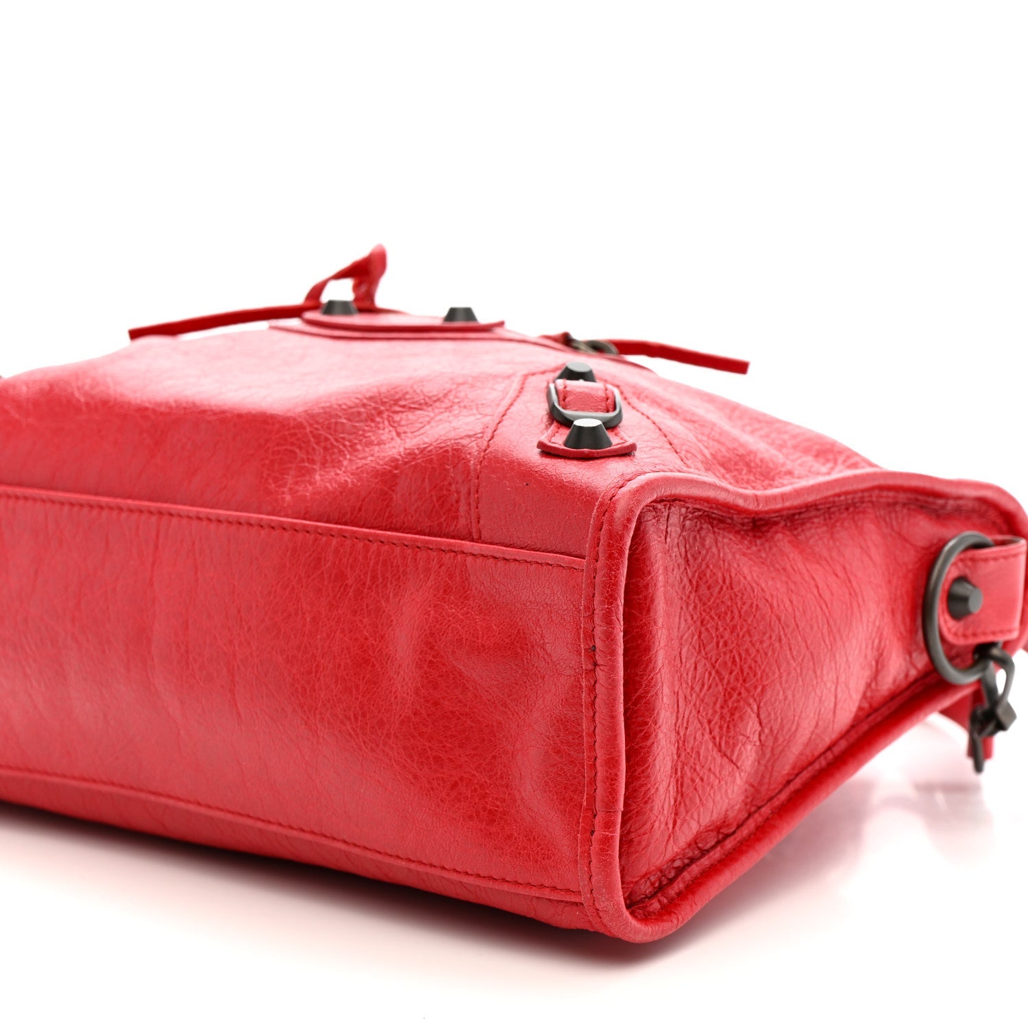Balenciaga Agneau Classic Hardware S City Rouge Cardinal
