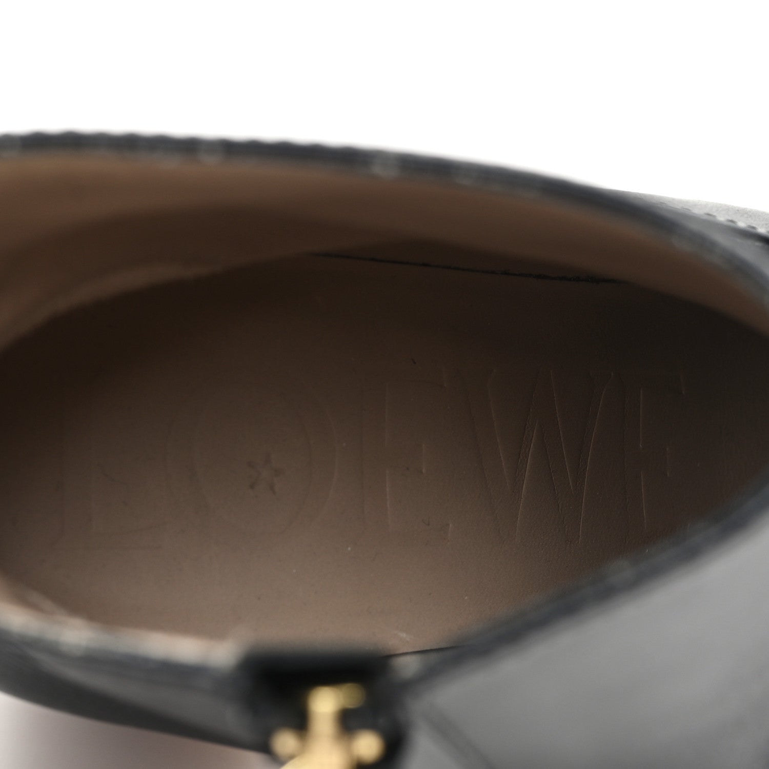 Loewe Calfskin Loafer Ankle Boots 39 Black