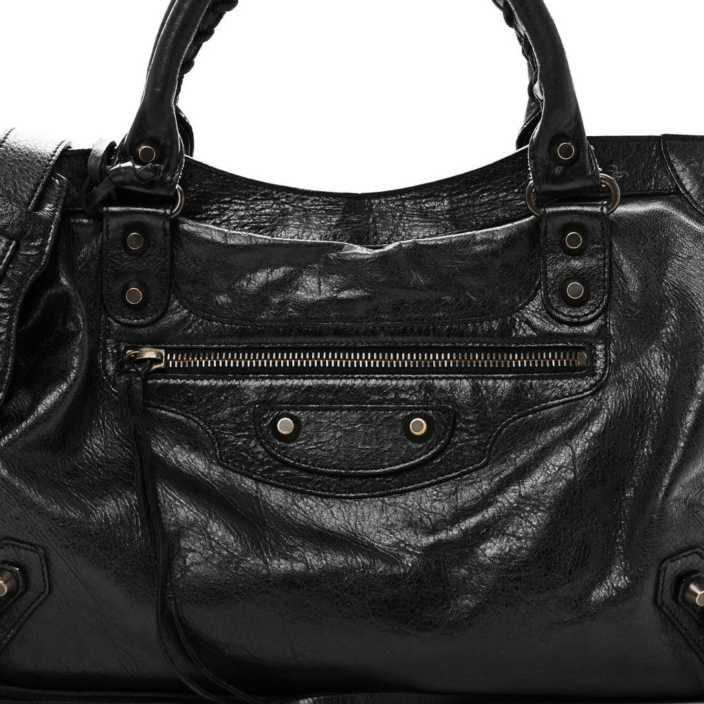 Balenciaga Agneau Classic Hardware City Black