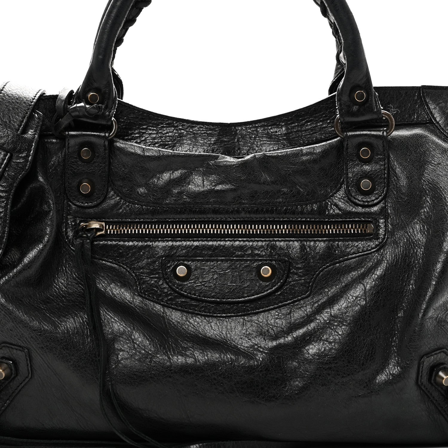 Balenciaga Agneau Classic Hardware City Black