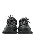 Balenciaga Mesh Nubuck Effect Fabric LED Womens Track Sneakers 37 Black