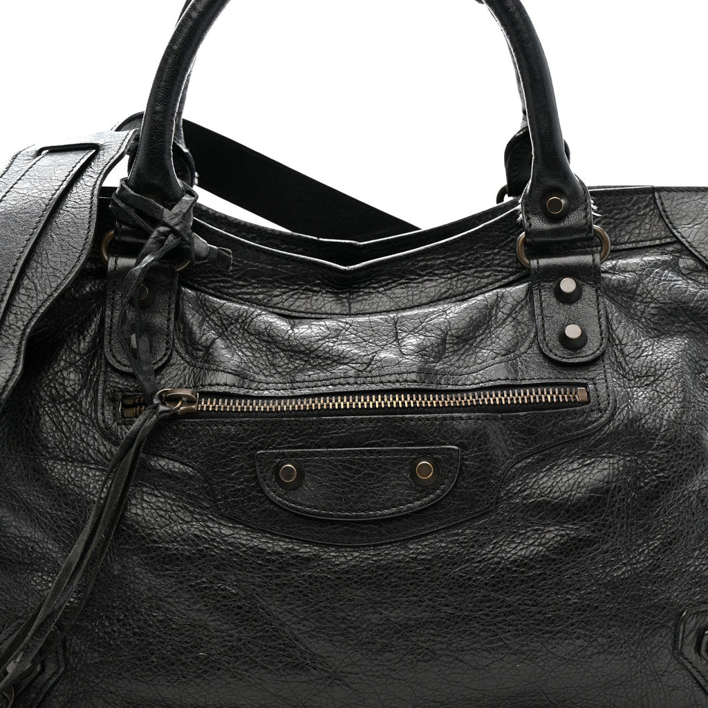 Balenciaga Agneau Classic Hardware City Black