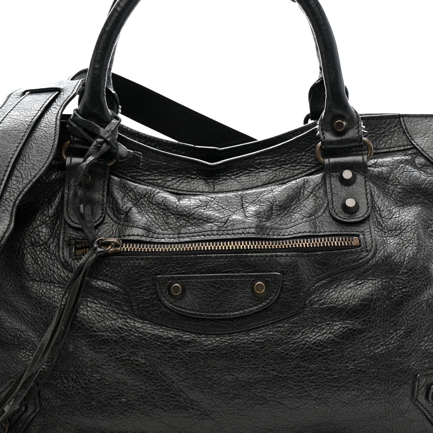 Balenciaga Agneau Classic Hardware City Black