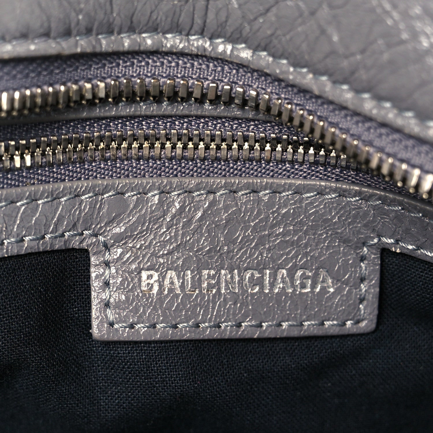 Balenciaga Agneau Arena Neo Cagole City Handbag Dark Grey