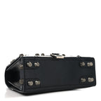Balenciaga Arena Lambskin Medium Hourglass X Le Cagole Top Handle Bag Black
