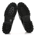 Gucci Cordovan Lux Womens Horsebit 45mm Platform Loafers 39.5 Black