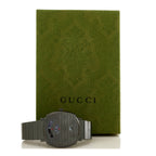 Gucci PVD Stainless Steel 38mm Grip Quartz Watch Black