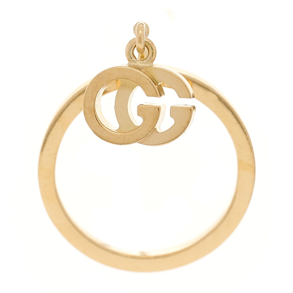 Gucci 18K Yellow Gold Running G Single Earring