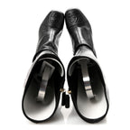 Gucci Calfskin Soho Knee Boots 36 Black