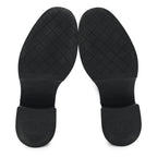 Chanel Calfskin CC Platform Loafers 38 Black