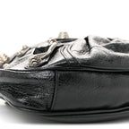 Balenciaga Agneau Arena Le Cagole Mini Purse With Chain Black