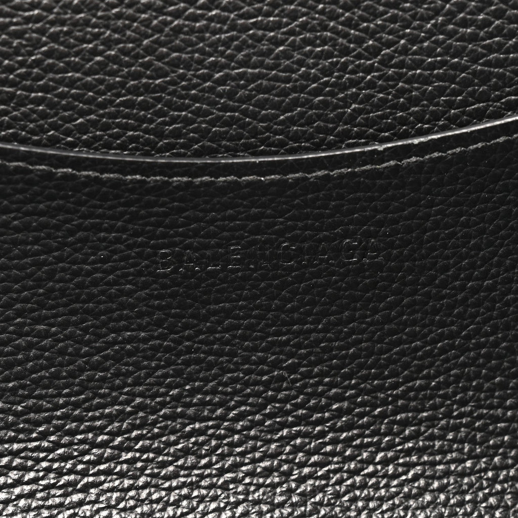 Balenciaga Grained Calfskin Neo Classic Black Hardware Medium City Black