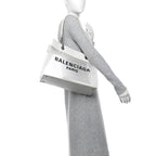 Balenciaga Mesh Large Duty Free Tote White