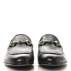 Gucci Calfskin Horsebit Mens Jordaan Loafers 7 Black