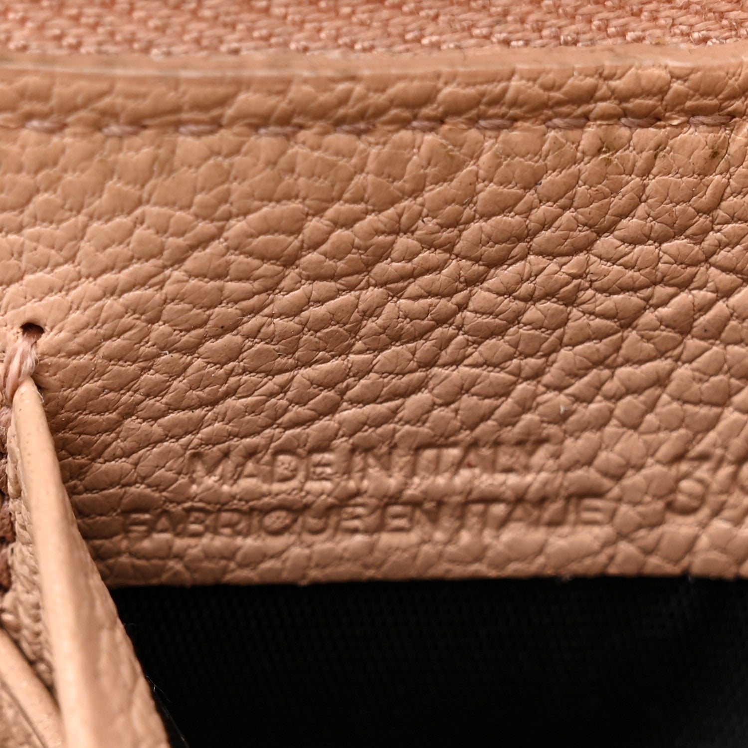 Balenciaga Chevre Gold Metallic Edge Hardware Continental Zip Around Wallet Rose Des Sables
