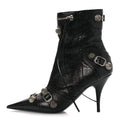 Balenciaga Agneau Arena Cagole 90mm Ankle Boots 36 Black
