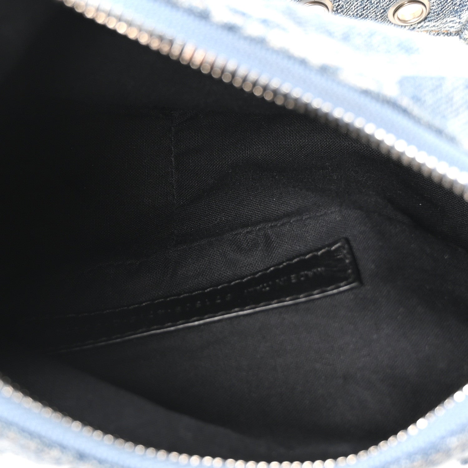 Balenciaga Bleached Denim BB Monogram Le Cagole Shoulder Bag XS Blue