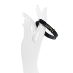 Saint Laurent Calfskin Opyum Bracelet S Black