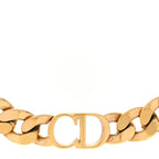 Christian Dior Danseuse Etoile Chain Choker Necklace Gold