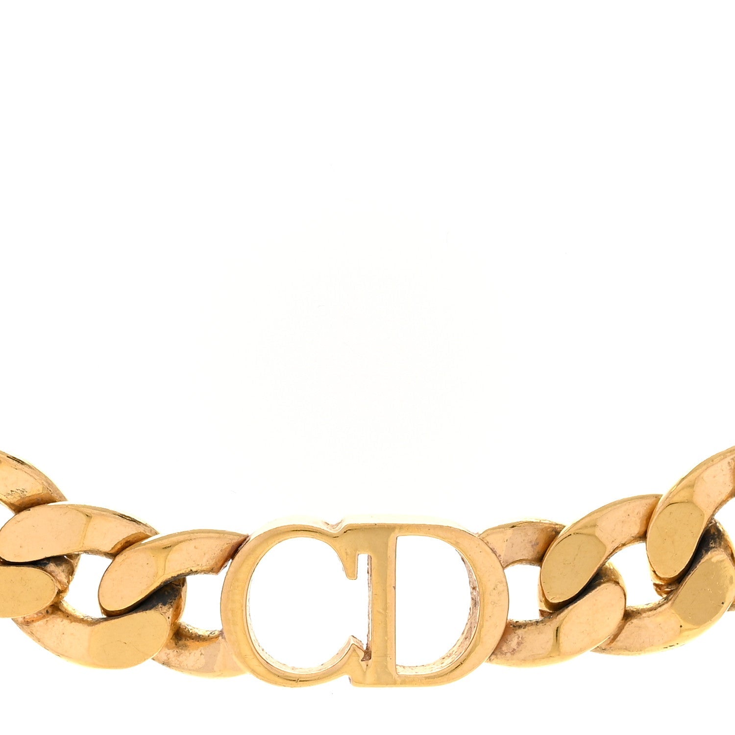 Christian Dior Danseuse Etoile Chain Choker Necklace Gold