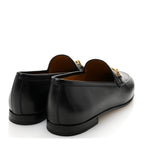 Gucci Calfskin Womens Jordaan Loafers 39 Black