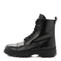 Prada Spazzolato Captoe 30mm Combat Boots 39 Black