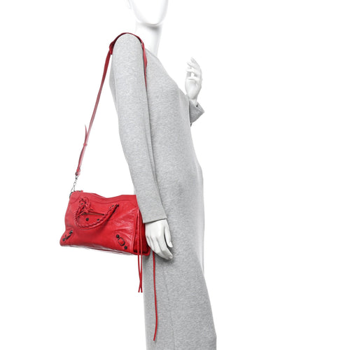 Balenciaga Agneau Classic Hardware S City Rouge Cardinal