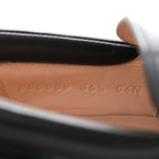 Gucci Magnum Calfskin Nappa Samoa Womens Horsebit Platform Chunky Lug Sole 40mm Loafers 35.5 Black