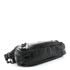 Balenciaga Agneau Arena Classic Hardware Le City First Bag Black