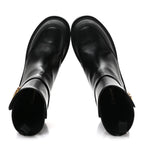 Christian Dior Calfskin Empreinte Ankle Boot 38 Black