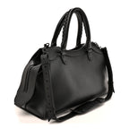 Balenciaga Grained Calfskin Neo Classic Black Hardware Medium City Black