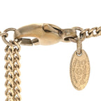 Chanel Pearl CC Pendant Necklace Light Gold