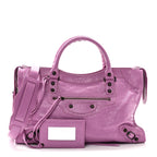 Balenciaga Agneau Classic Hardware City Rose Berlingot
