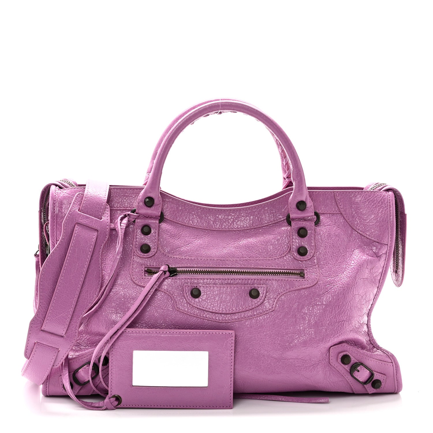 Balenciaga Agneau Classic Hardware City Rose Berlingot