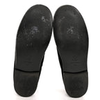 Chanel Suede Calfskin CC Loafers 39.5 Black