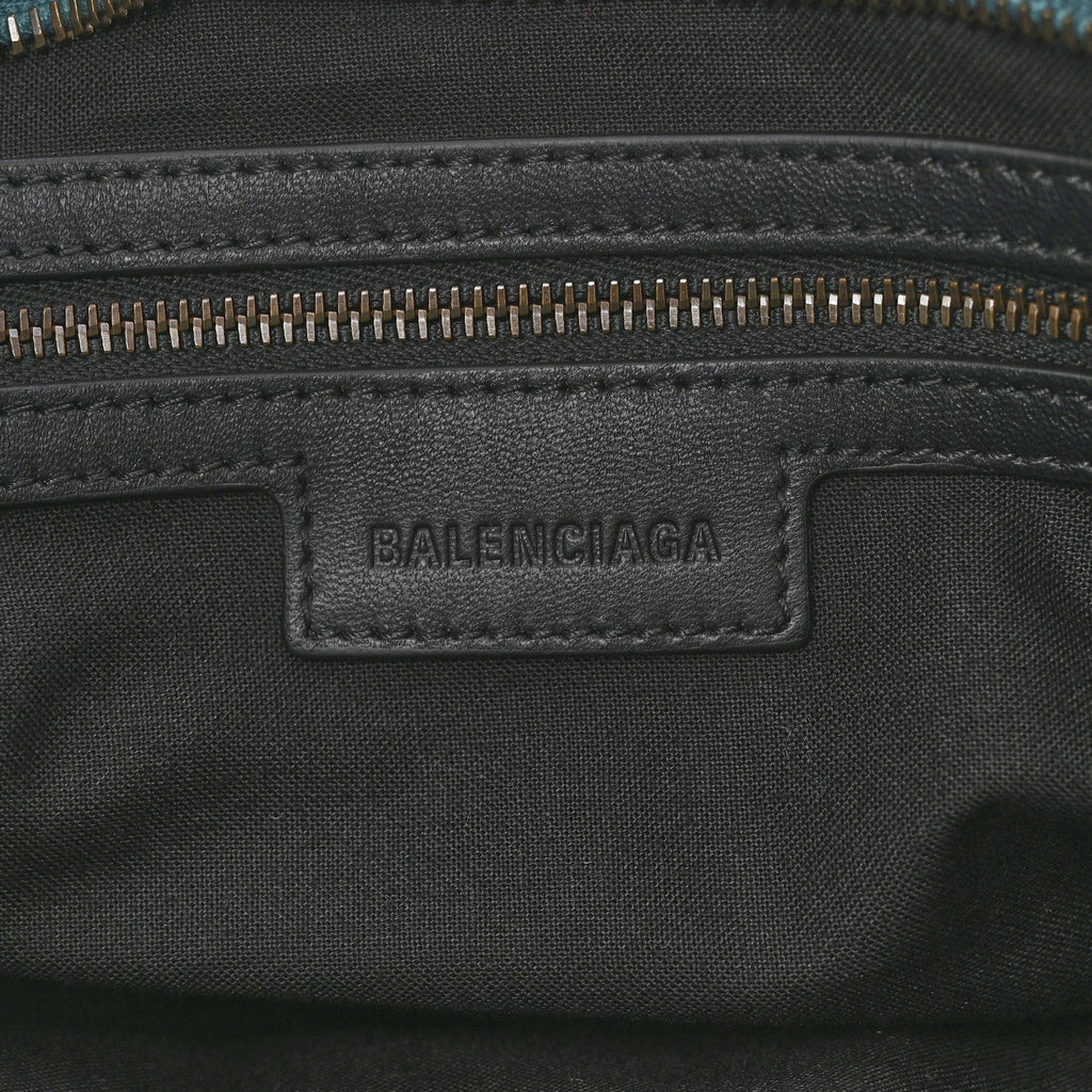 Balenciaga Arena Lambskin Classic Hardware Medium Le City Dark Emerald