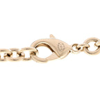 Chanel Metal CC Heart Locket Necklace Gold