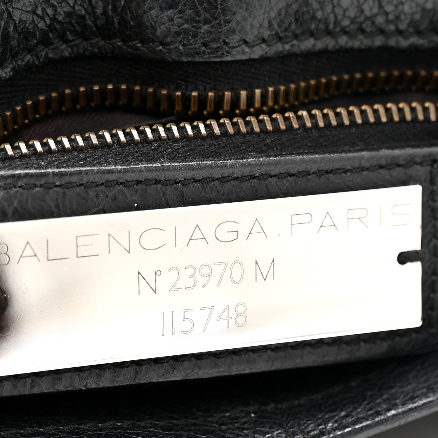 Balenciaga Agneau Classic Hardware City Black