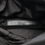 Balenciaga Recycled Sport Nylon Logo Embroidered Wheel Beltpack Black
