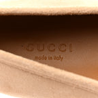 Gucci Suede Horsebit Womens Jordaan Loafers 39 Pink Sand